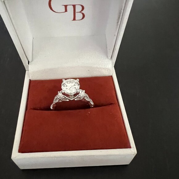 "Hearts & Arrows" Grown Brilliance Laboratory Grown Diamond Size 7.5 - Picture 1 of 9